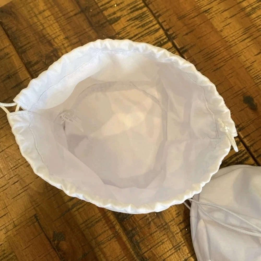Dior L’Or de Vie Luxury Drawstring Dust Bag | White Gold Logo | Rare VIP GWP